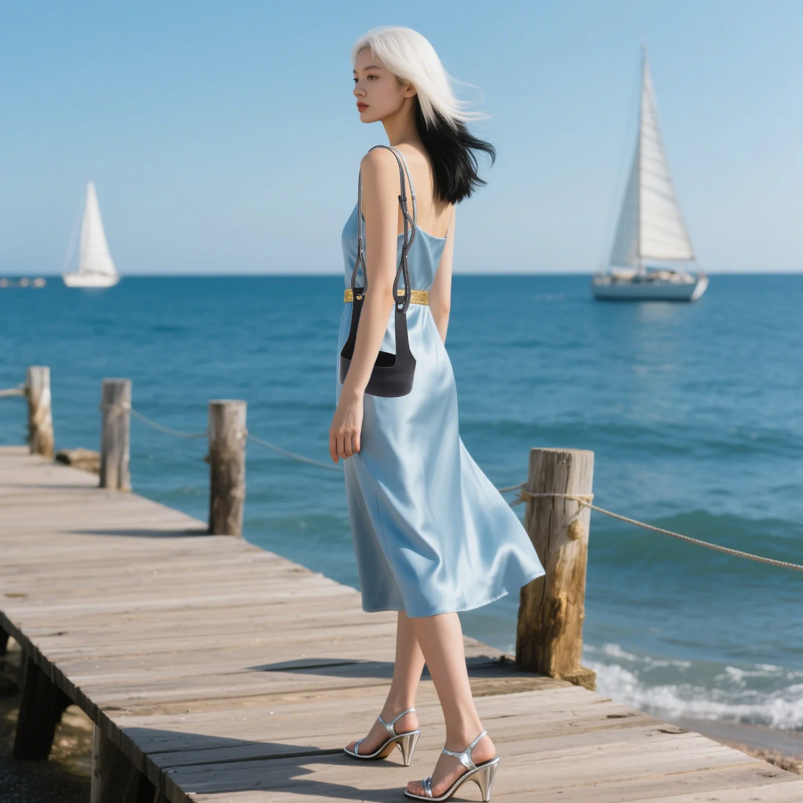 

1 Set Diy Bag Making Kit: Handmade Woven Bucket Bag With Drawstring Closure Lightweight Crossbody Purse For Women Summer Travel