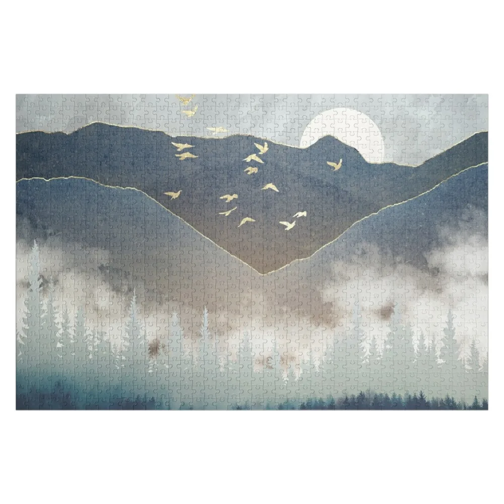 

Головоломка Blue Mountain Mist, имя, деревянная игрушка, персонализированная детская игрушка-головоломка