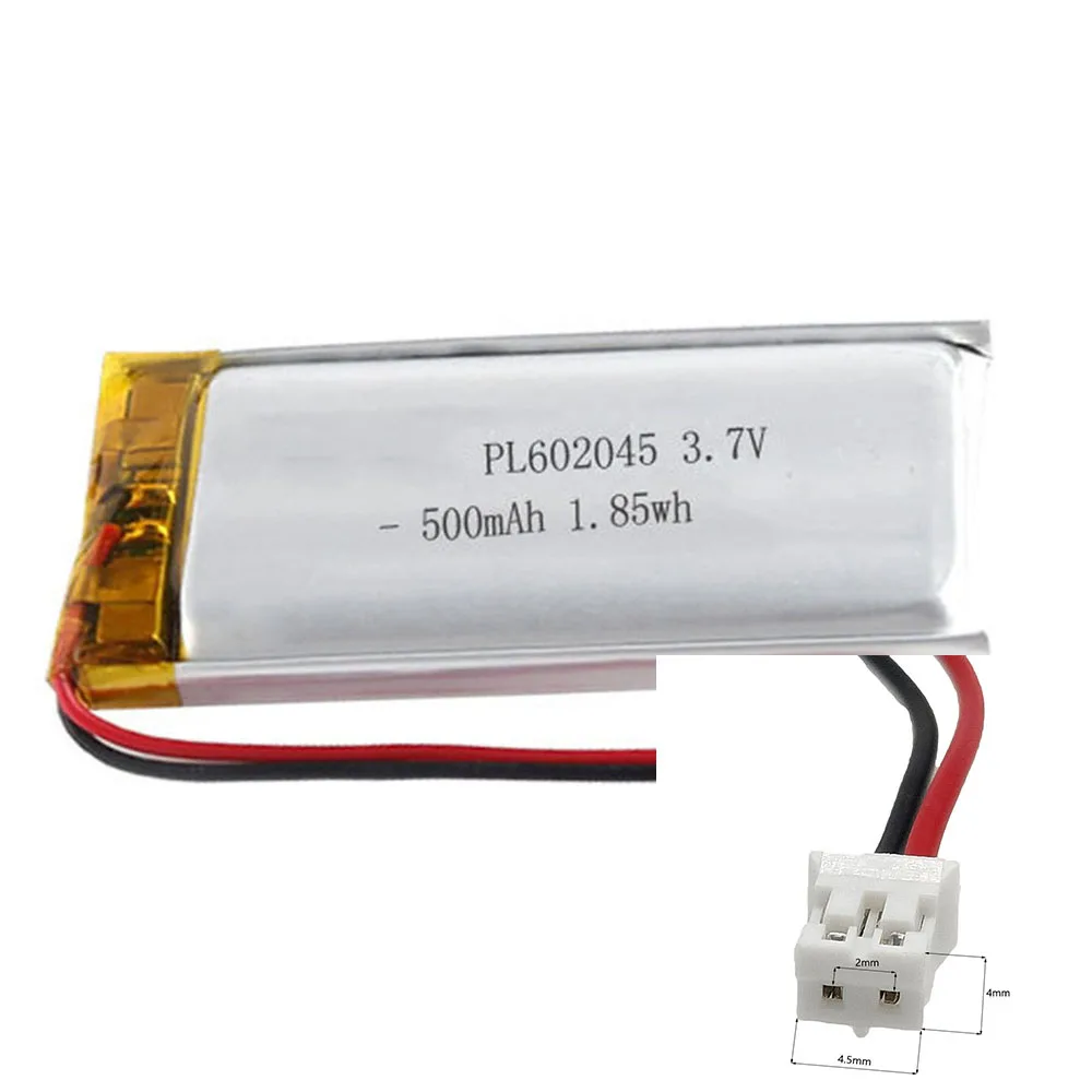 Rechargeable 3.7V 500Mah 602045   Polymer Ion Battery For MOBILE POWER MP3 DVD CHARGING TREASURE POWER CAMERA POWER BANK MP581