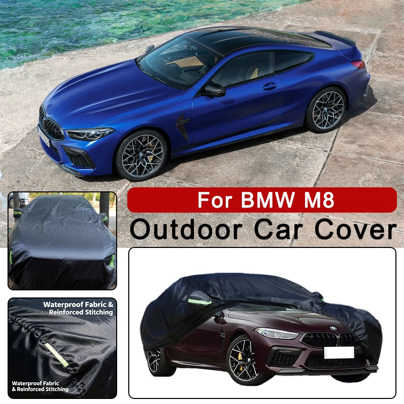 

Car Cover for BMW M8 - Outdoor Full Body Protection, Waterproof Dustproof Heat-Resistant, All-Season Use Exterior Accessories