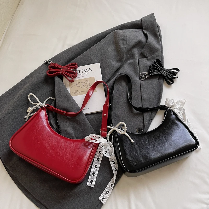 

Fashion Exquisite Shopping Bag Retro Casual Women Totes Shoulder Bags Female Leather Solid Color Chain Handbag for Women 2025