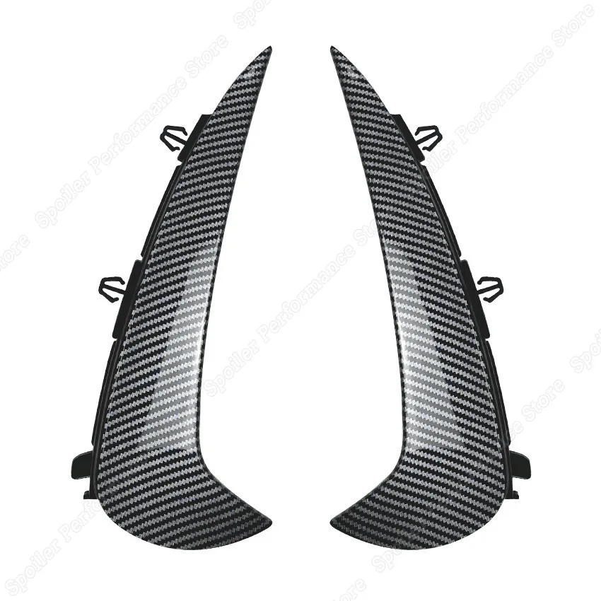 Gloss Black/Carbon Look Car Rear Bumper Diffuser Wind Knife Trim Body Kits For Mercedes Benz GLC Class X254 AMG Line 2023-2024+