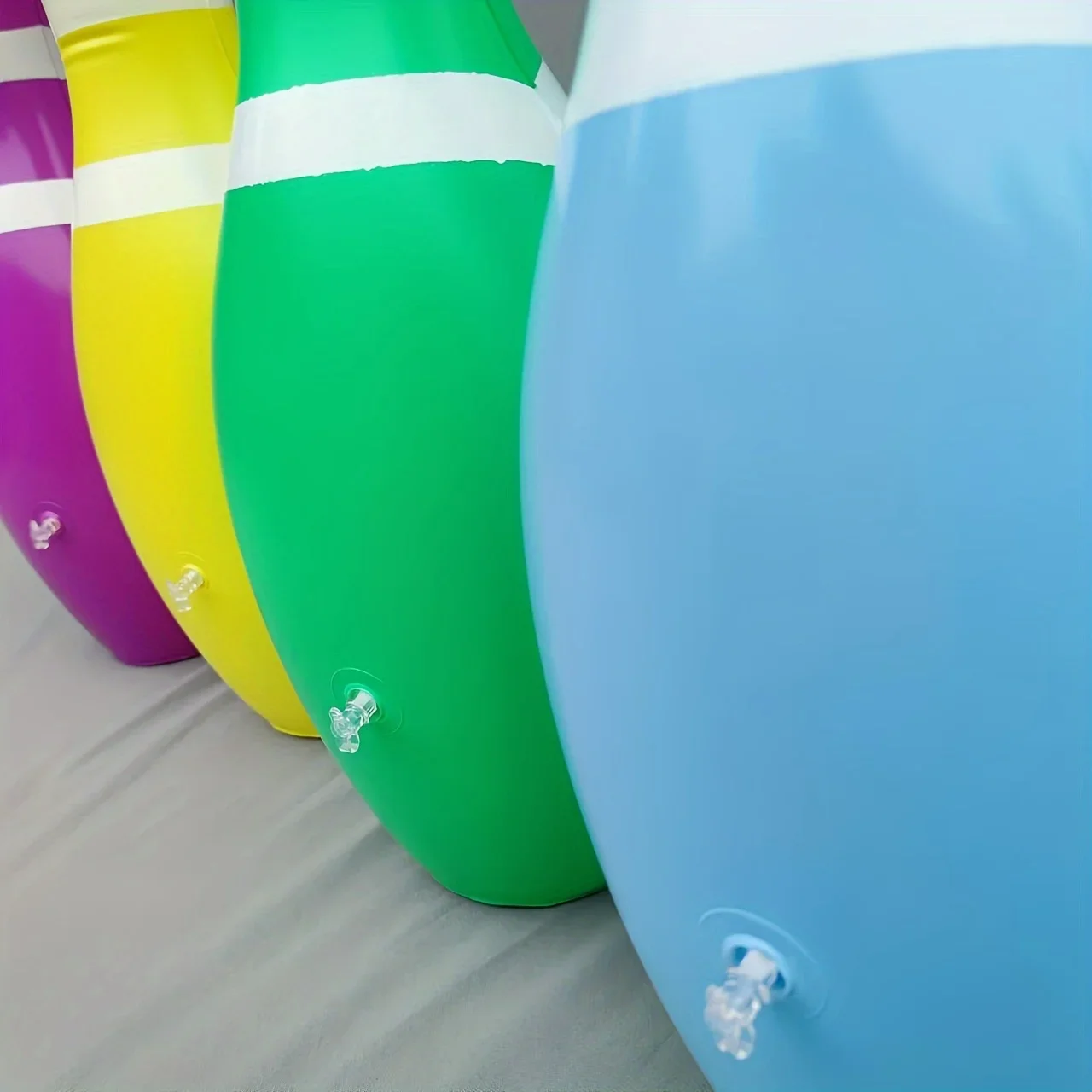 屋外エンターテイメント PVC製インフレータブルボウリングセット 親子で楽しめるゲーム スポーツボウリング ビーチ/砂遊びおもちゃ