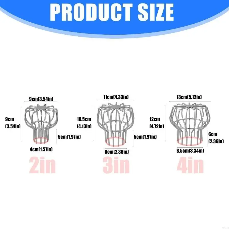 Filtros dowspout aço Meshing Calhe