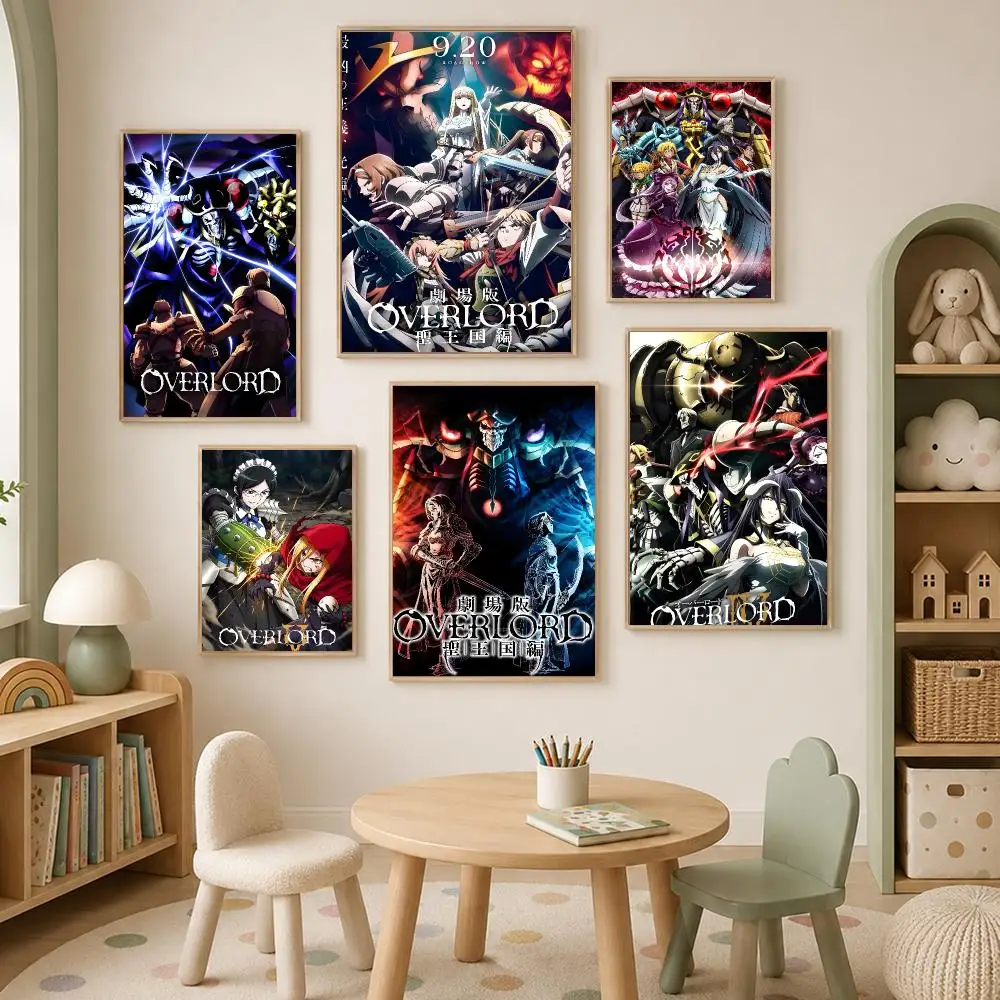 Overlord Albedo Poster Self-Stick HD PP paper Wall Art Poster, Waterproof Decor for Bedroom, Living Room and Home