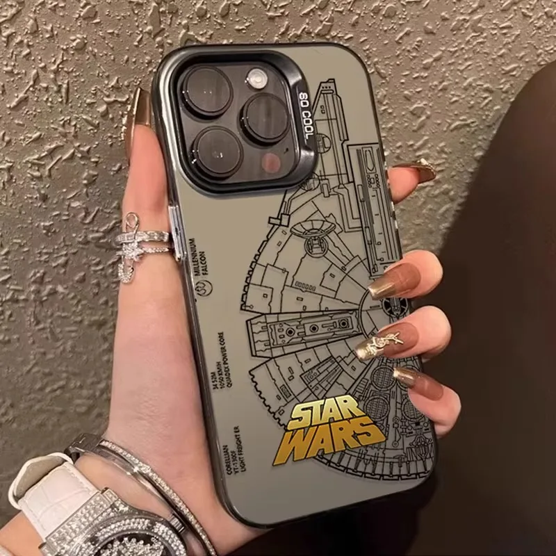Stars W-Wars Anime Film Phone Case for Samsung Galaxy S25 S24 S23 S22 S21 S20 Note20 FE Ultra Plus 4G 5G Anti Fall Matte Cover - náhled 2