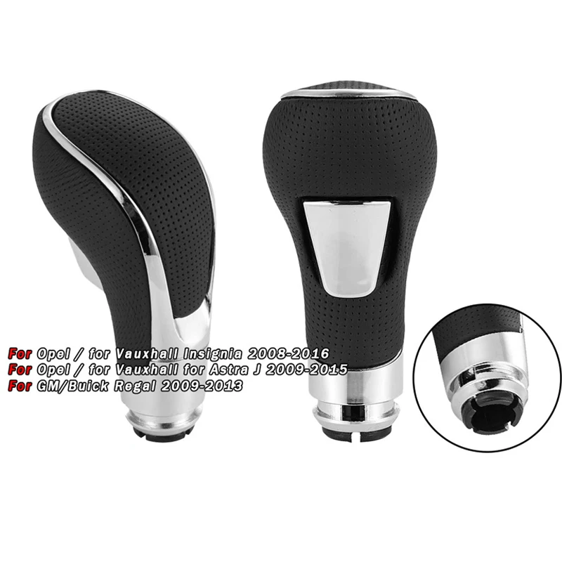 

Automatic Leather Perforated Gear Shift Knob for OPEL - Car Transmission Shifter Handle, Durable Auto Interior Accessories