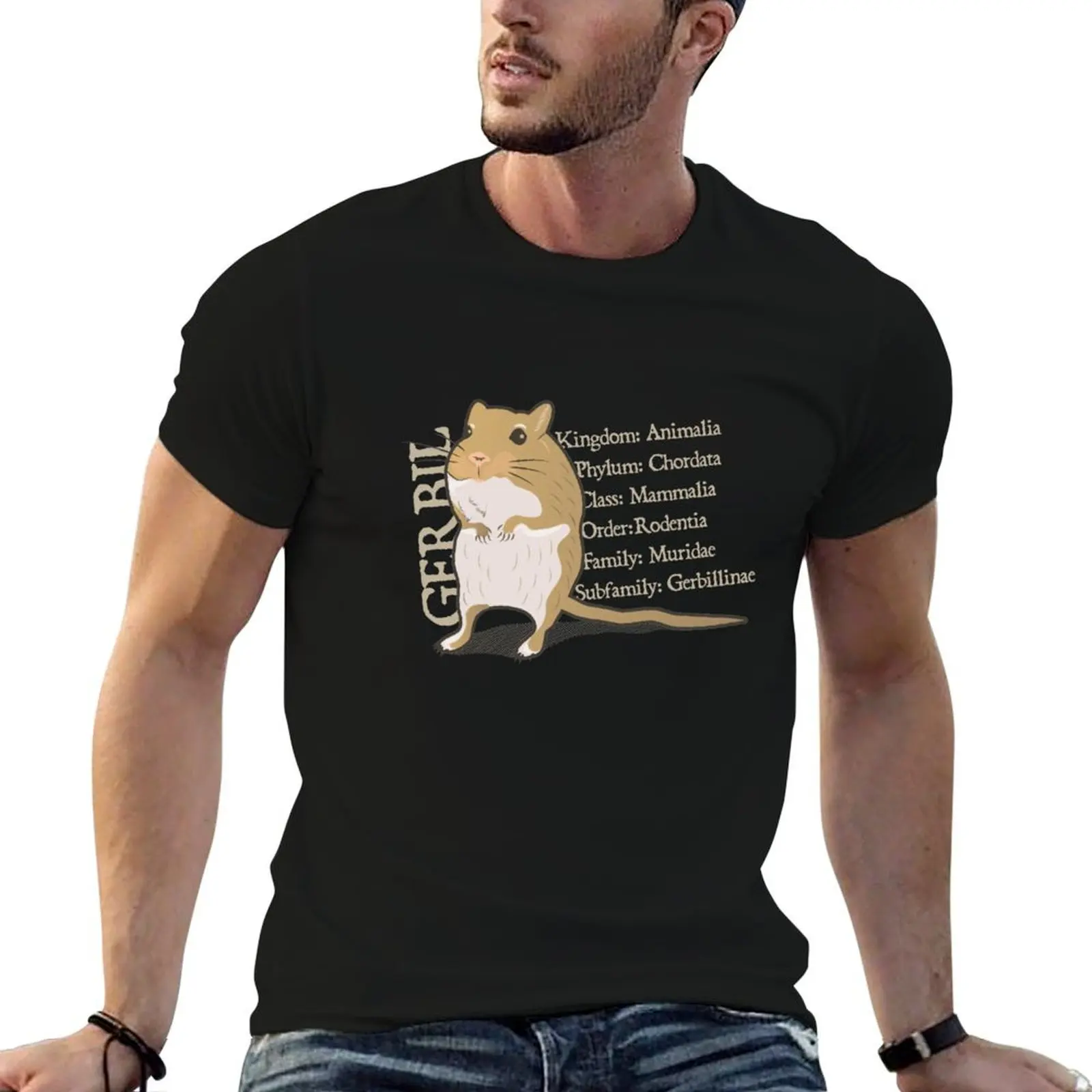 

Gerbil T-Shirt men t shirt cotton 100% anime t shirts oversize man t shirt cotton high quality T-Shirt