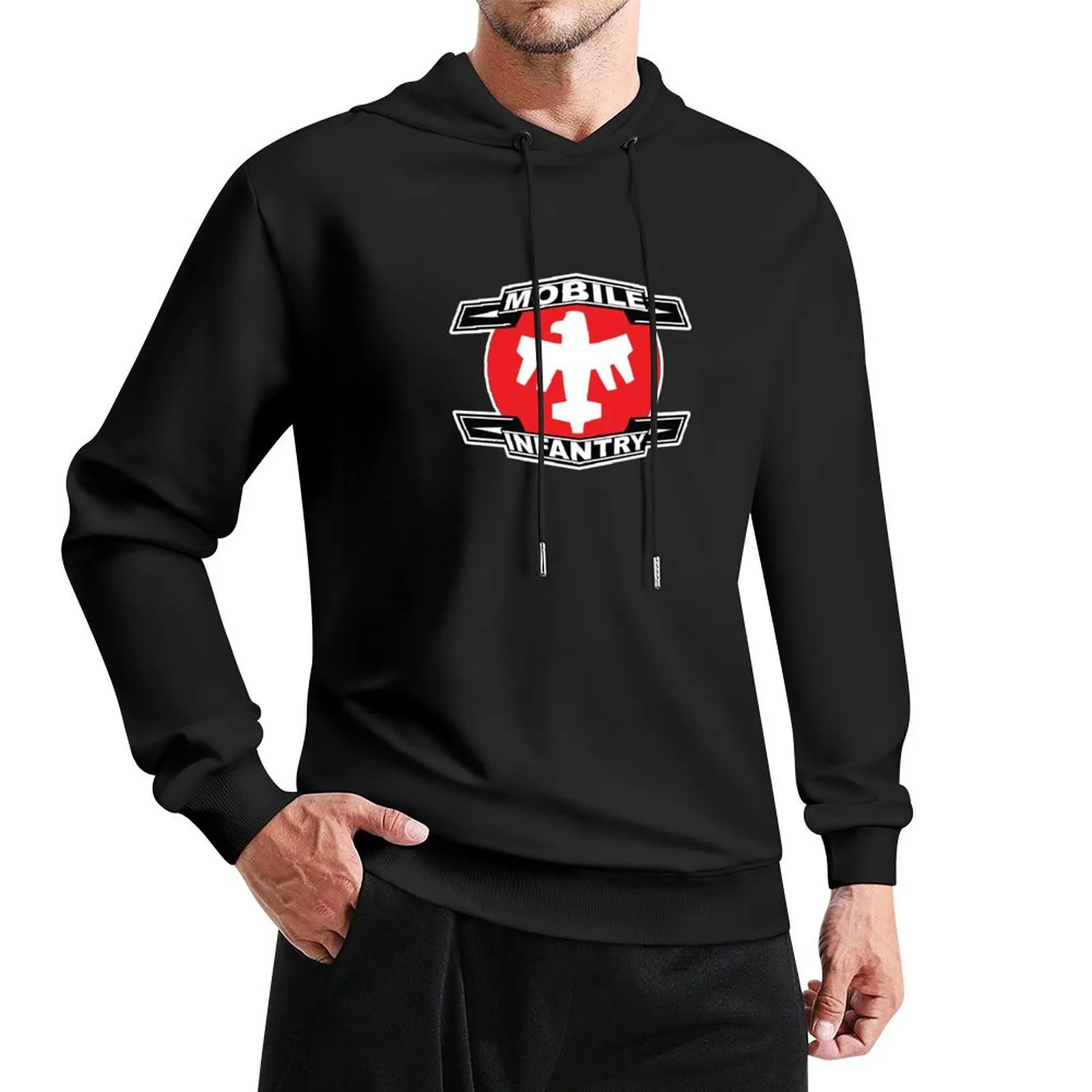 Mobile Infantry Pullover Hoodie men's clothing men's sweat-shirt japanese hoodie