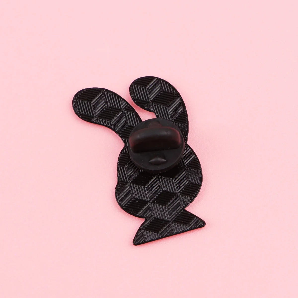 Pin de solapa esmalte conejo rojo – broche metálico para mujer - imagen 3
