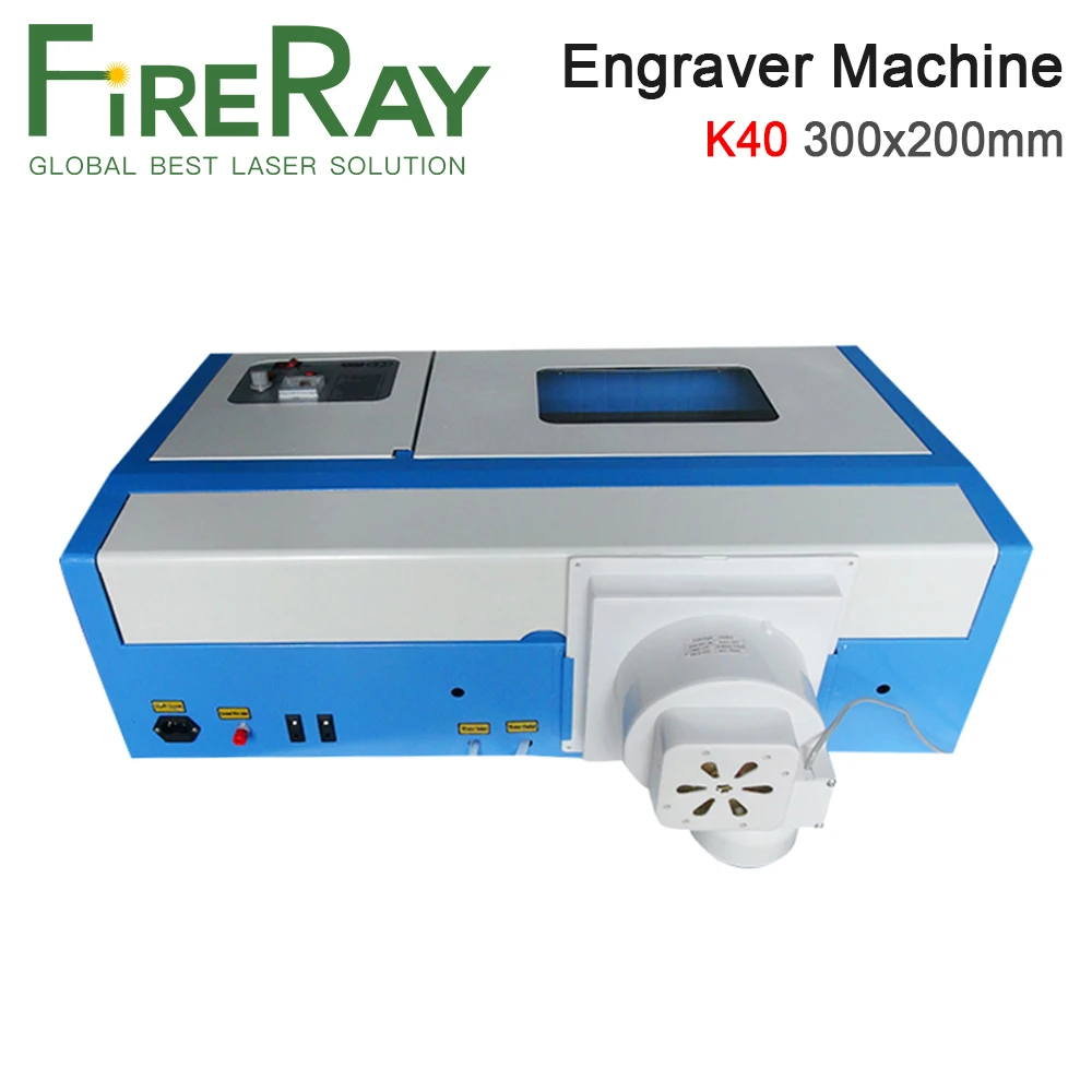 Fireray 40W 50W CO2 Laser Engraving and Cutting Machine K40 300x200mm Laser Engraver With USB Port and Digital Display 220V