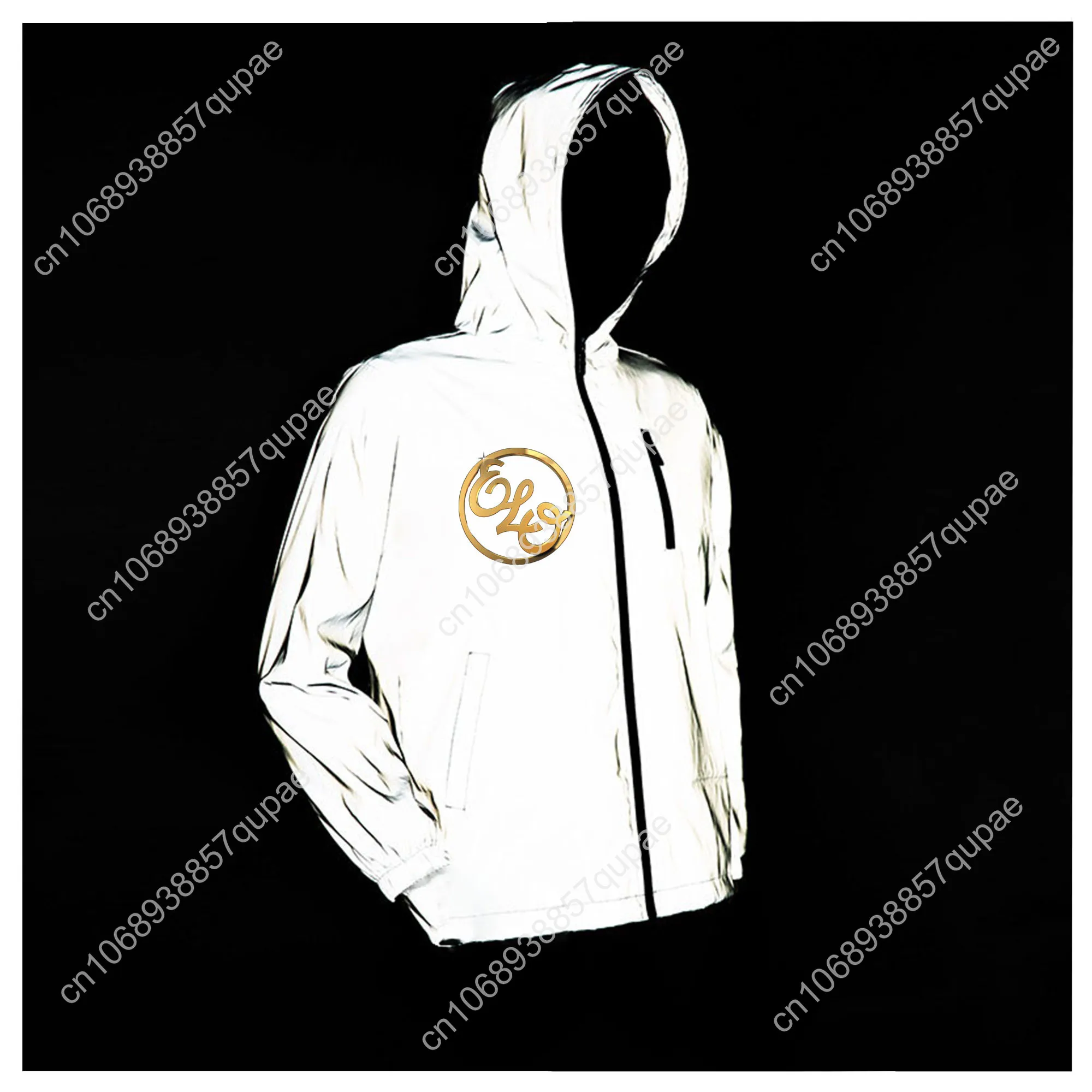 Electric Light Orchestra Reflective Jacket Men Women Coat Hooded Windbreaker Runing Pocket Jackets Cycling Customized Hoodie