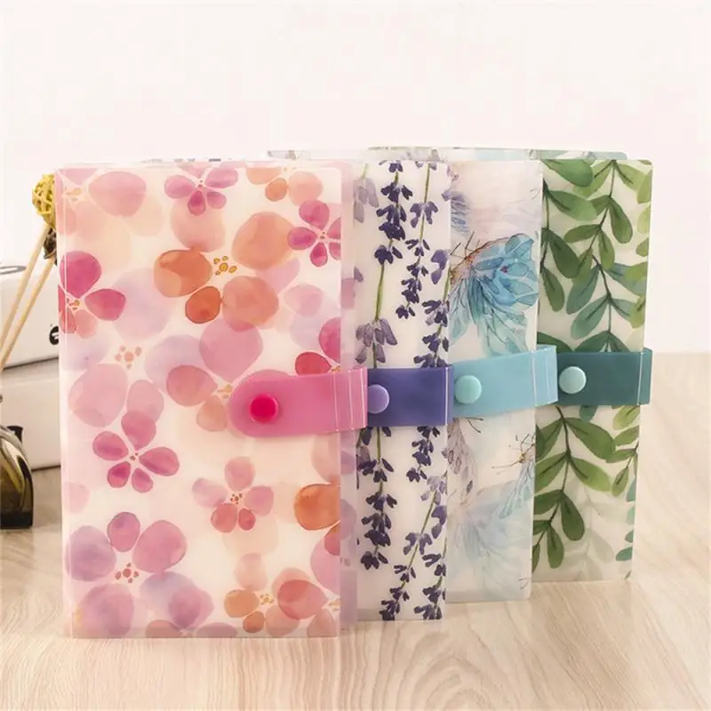 Mini Album Multi-layer 3 Inch Photo 11 19.3cm Card Book Colored Photo Album Transparent Student Button Type 3-inch Album