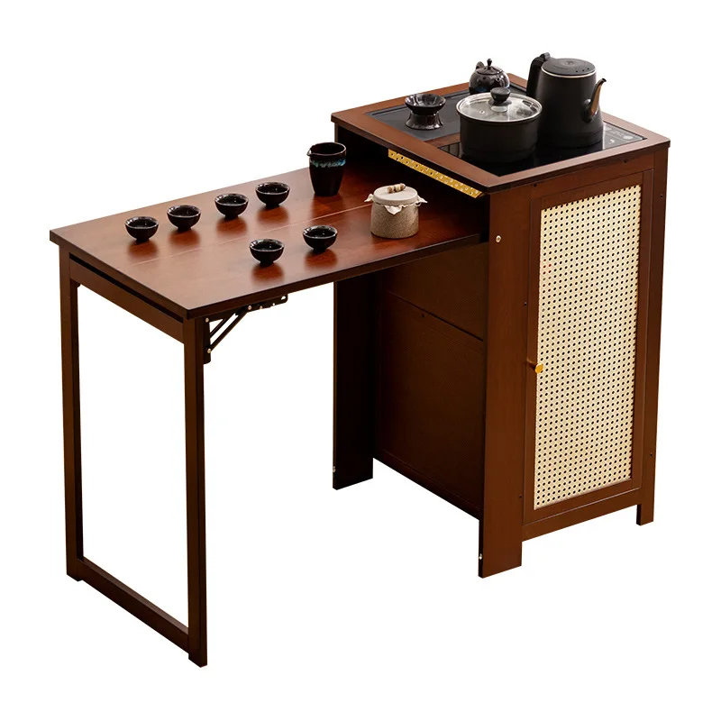 

Маленький чайный столик, чайный шкаф, встроенный столик на балконе для домашнего использования.