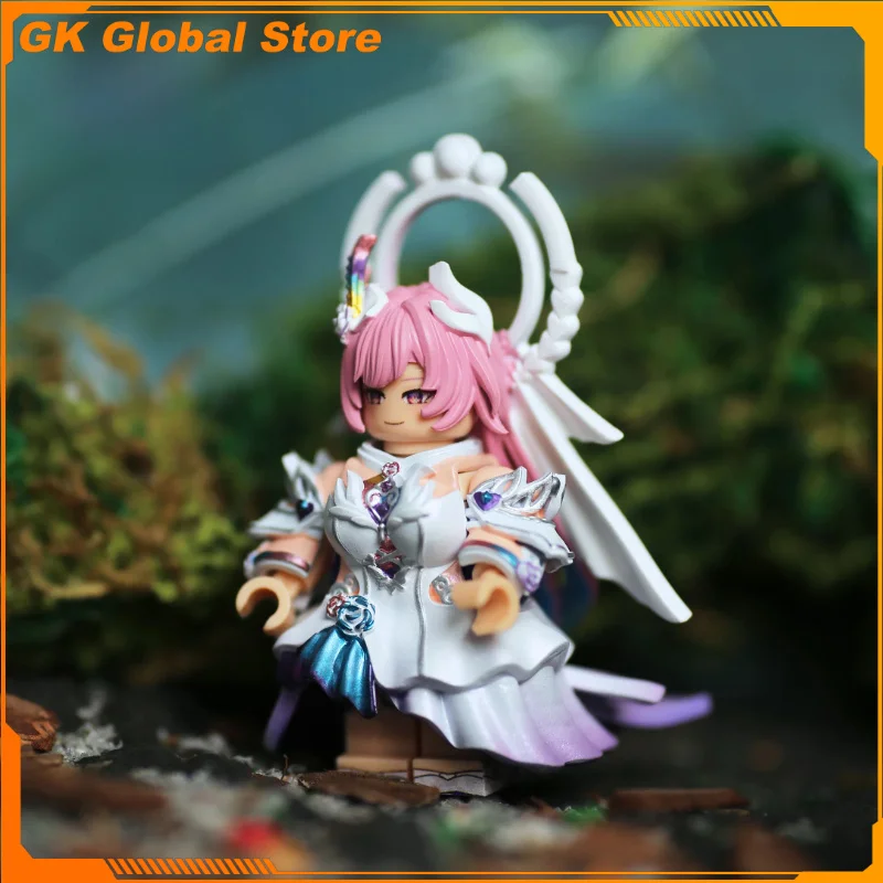 5cm Honkai Star Rail Anime Figure Cyrene Periphery Model Assembled Building Blocks Statue Desktop Decorative Ornaments Gifts Toy