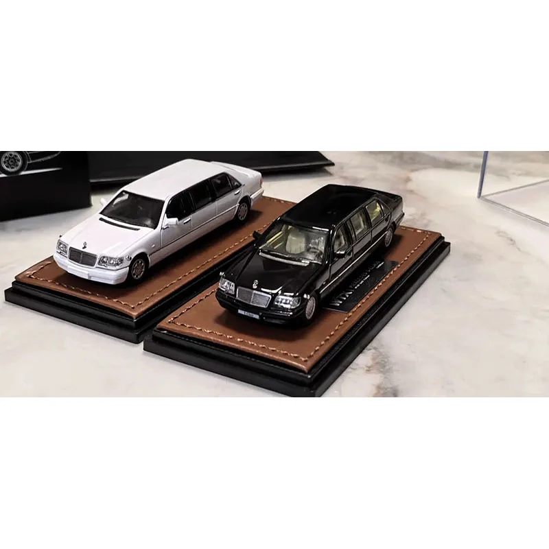 Diecast WTX 1/64 Scale W140 600S Extended Version Alloy Car Model Holiday Collection & Gift & Souvenir Display Toy