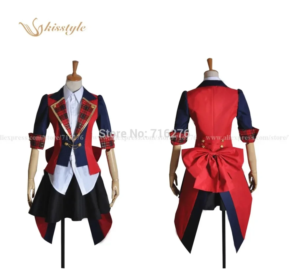 Kisstyle Fashion Anime AKB0048 Attack Group Sayaka Akimoto Uniform Cosplay Costume Custom-Made