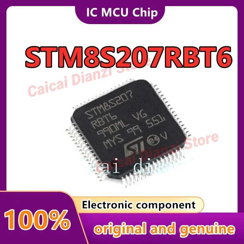 STM8S207 BT6 STM8S207RBT6 LQFP-64 24MHz/128KB FLASH MCU CHIP IC