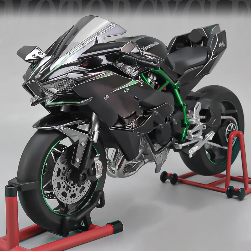 

1:6 H2R Bootable Sprayable Dynamic Alloy Diecast Motorcycle Model Collectibles Hobby Ornaments Holiday Gifts For Friend