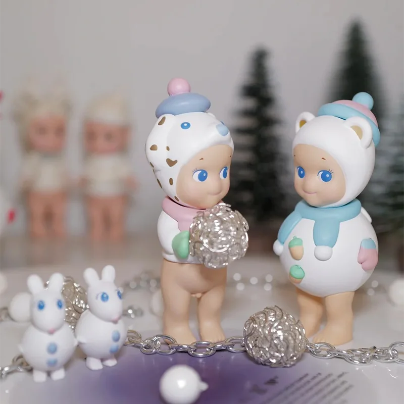

Genuine Sonny Angel Blind Box Winter Wonderland Series Mysterious Surprise Box Figure Anime Model Guess Bag Dolls Xmas Gift Toy