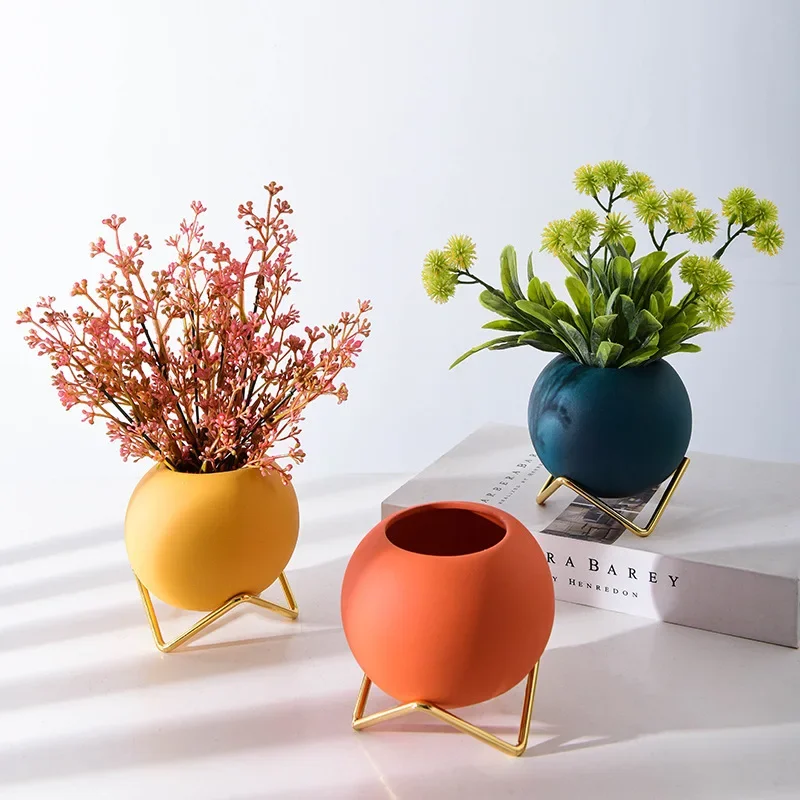 

Vase Decoration Ceramic Nordic Morandi Small Fresh Creative Vases Living Room Desktop Flower Vases горшок для цветов
