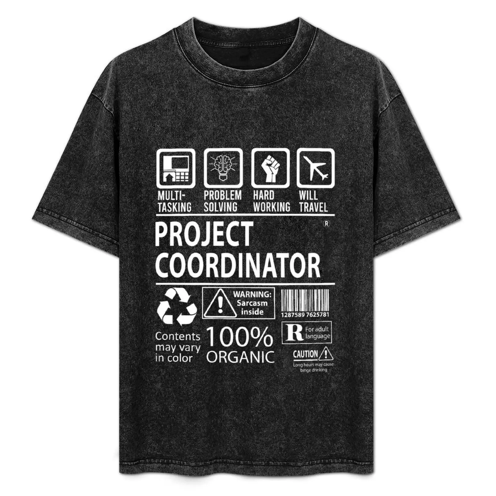 

Project Coordinator T Shirt - Multitasking Job Gift Item Tee T-Shirt Summer Fashion Casual Tee Shirt