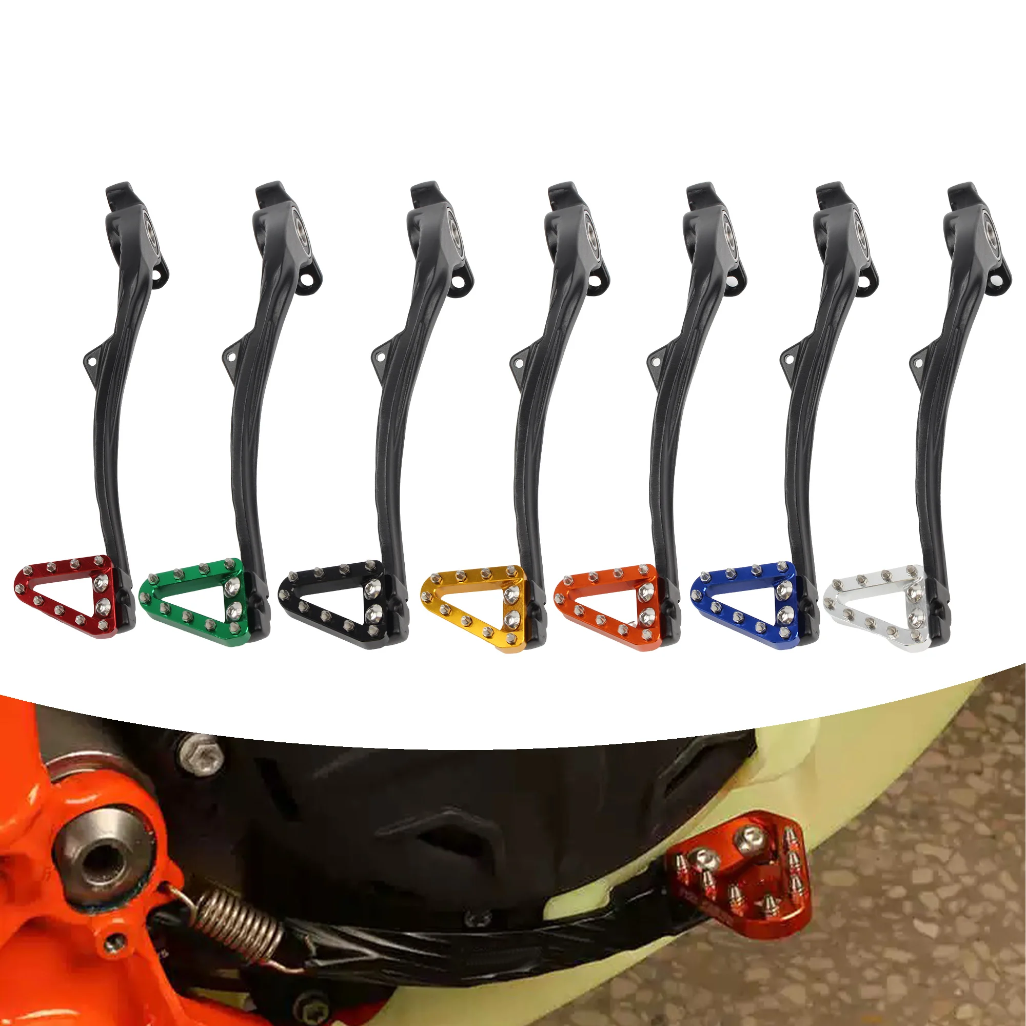 

Motorcycle Rear Foot Brake Pedal Lever with inclined brake head for KTM EXC EXCF SX SXF XC 125 250 300 350 400 450 500 2023 Moto