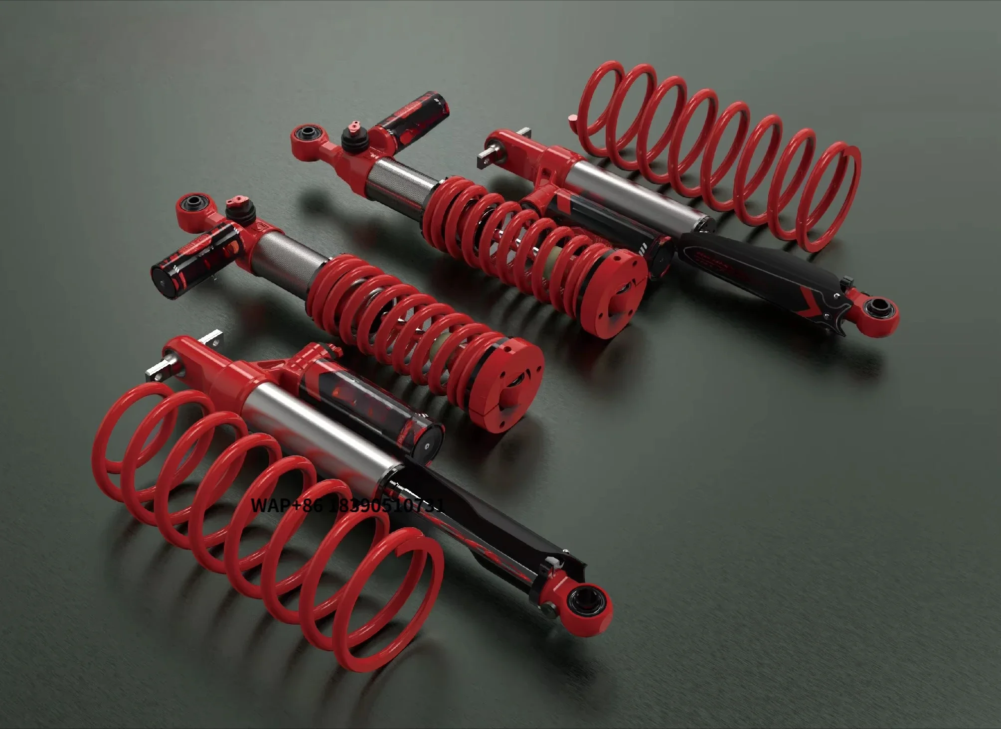 K Man 8-Stage Adjustable 1.5 Nitrogen Lift Kit Desert-Proof GWM Tank 500/300 Extreme Heat Resistant Shock Absorbers New