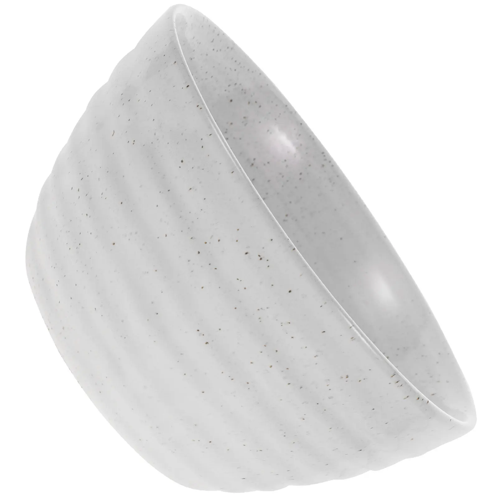 

Exquisite Ceramic Salad Bowl Wear Resistant Material Practical Gift for Friends Home Supply Multi-Use Large Soup Bowl