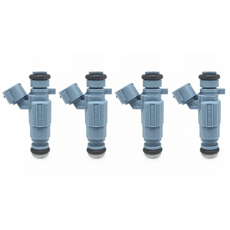 

4pcs Fuel Injector Nozzle 0280155997 06a906031ad For Skoda Octavia 1u2 1u5 Seat Cordoba 6l2 Azl 2.0l Volkswage Golf Iv Beetle
