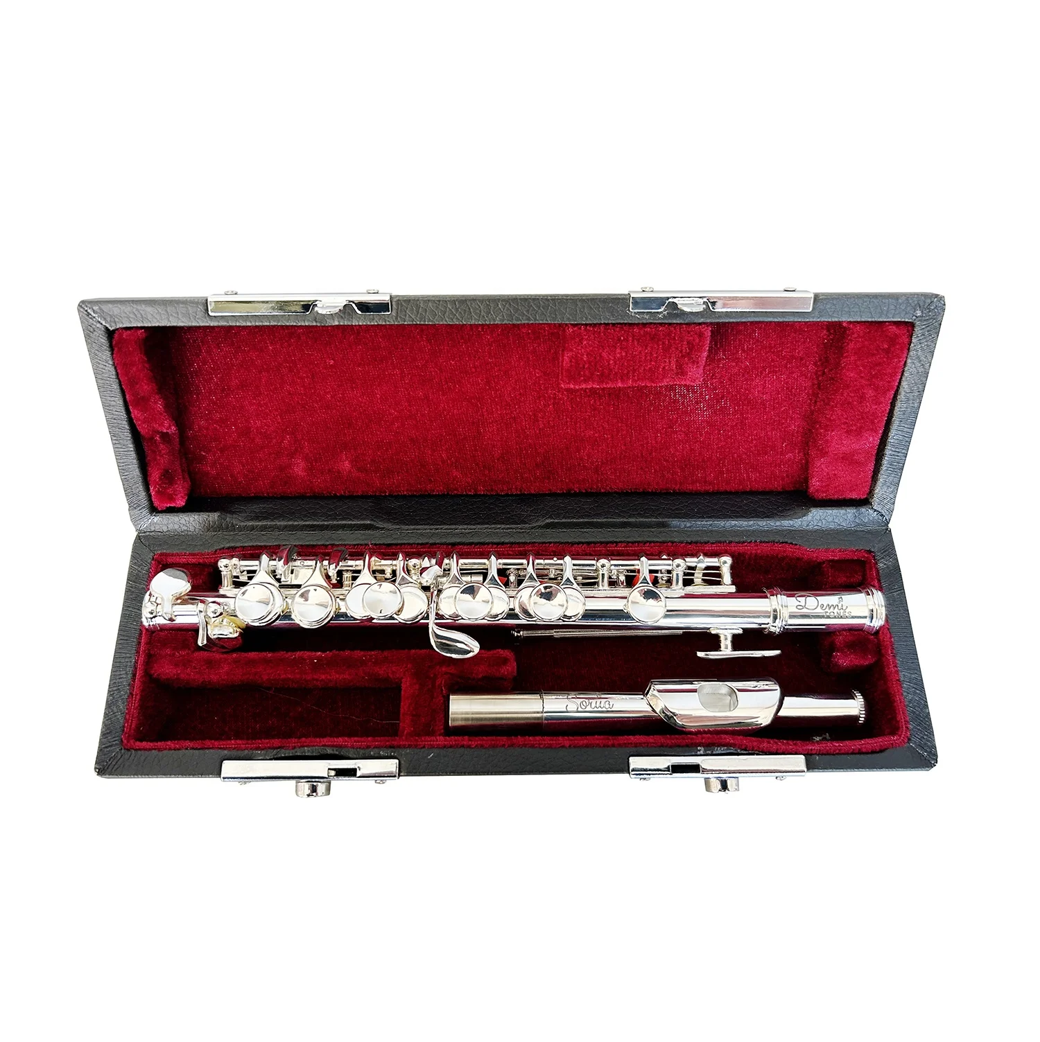 SEASOUND JYPC202N Gant Nickel Piccolo Flute Oewaterproofest-selling Cheap 16 Holes Leather Case OEM Closed Nickel Silver CN;JIA