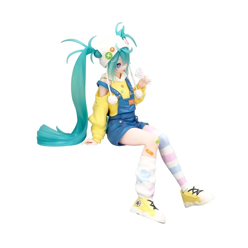 Originele FuRyu Anime Figuur Hatsune Miku Lollipop Noddle Stopper Speelgoed Actie Beeldje PVC Model Collectie Pop Gift