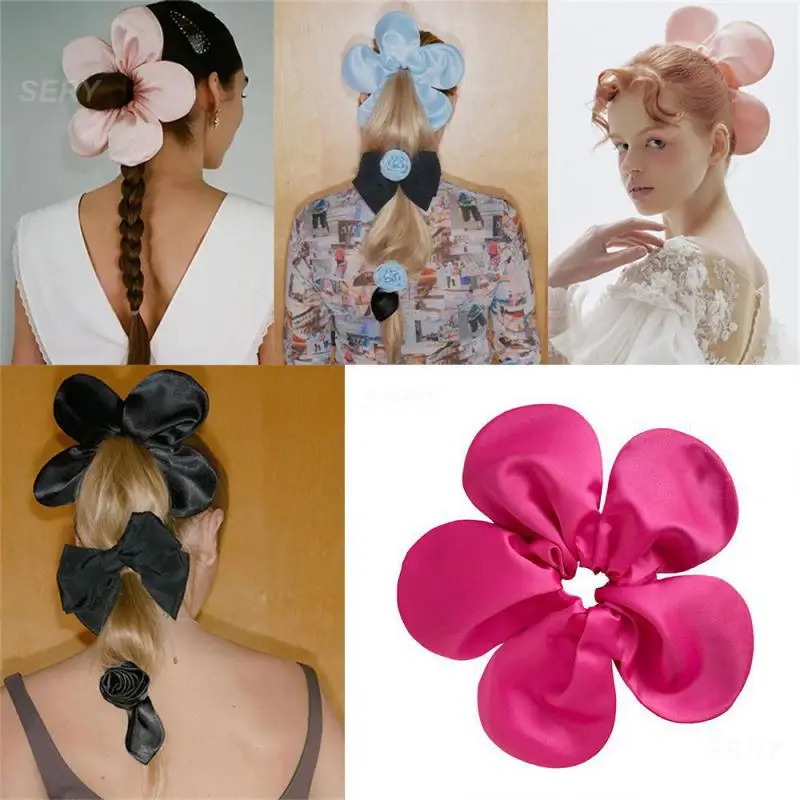 Headband Upgrade Your Hairstyle Comfortable To Wear Oversized Satin Hair Tie Temperament Headwear Clothing Accessories Thick