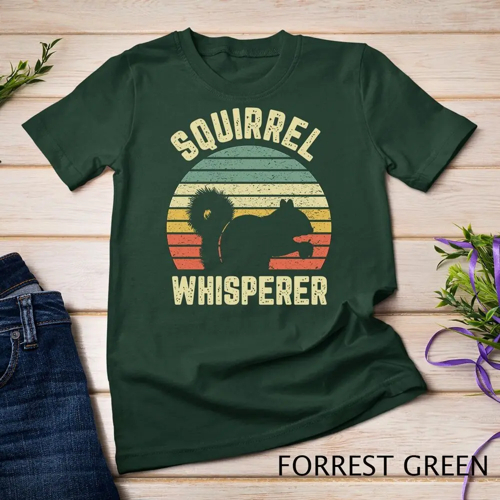 Squirrel T Shirt Squirrel Whisperer Lover Retro Unisex T-shirt