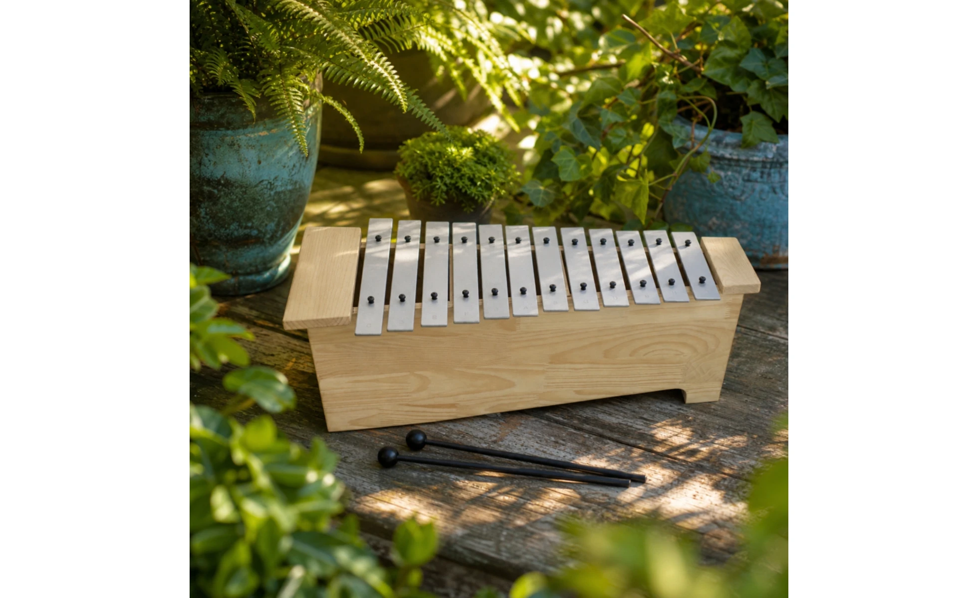 Metallophone Wooden Glockenspiel Xylophone Resonant Percussion Instrument with Mallets Precision-Tuned for Students, Classroom Metallophone Wooden Glockenspiel Xylophone Resonant Percussion Instrument with Mallets Precision-Tuned for Students, Classroom