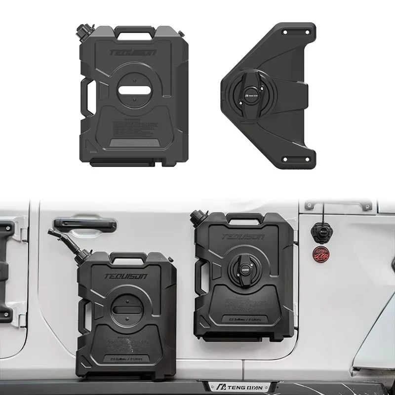 

Offroad 4x4 Camping PE Material 9L JerryCan Portable Oil Fuel Tank for Jeep Wrangler JK JL 4XE Gladiator JT Accessories