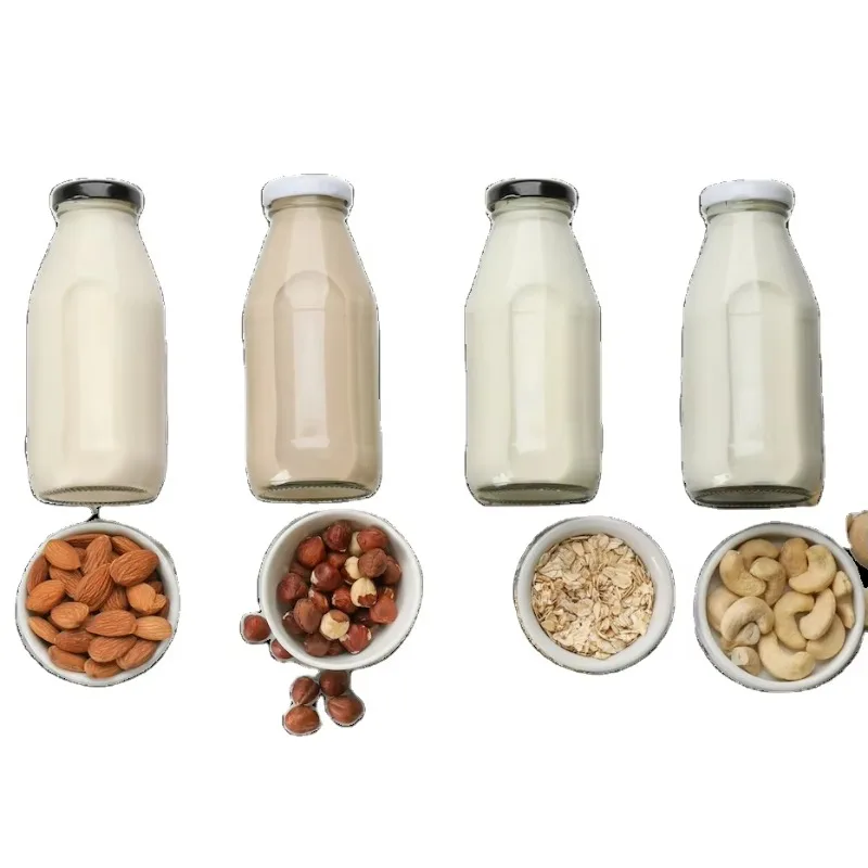 Full Automatic Small Milk Processing Line Nutmilk Production Line High Efficiency Commercial Use for Dairy and Plant-Based Milk