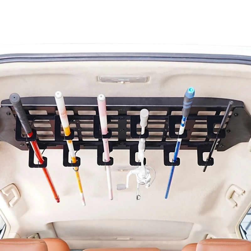 Trunk expansion rack Luya rod table fishing rod hand storage rack Car fishing trunk fishing  fixing bracket