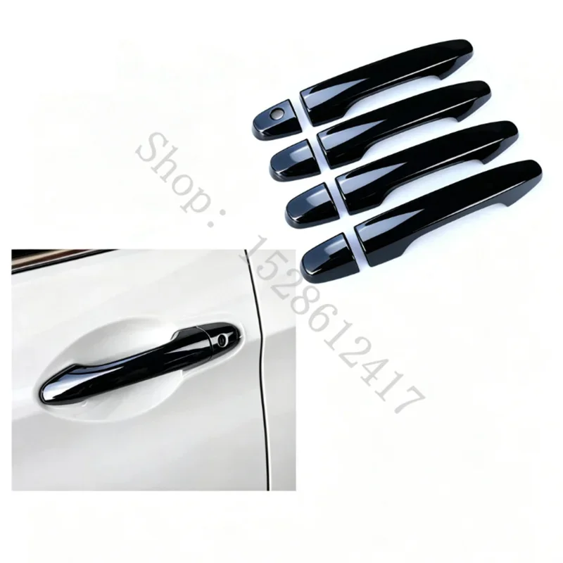 For Honda Civic 9th 2012 2013 2014 2015 ABS Side Door Handle Bar Cover Catch Trim Molding Cap Moulding Car Styling
