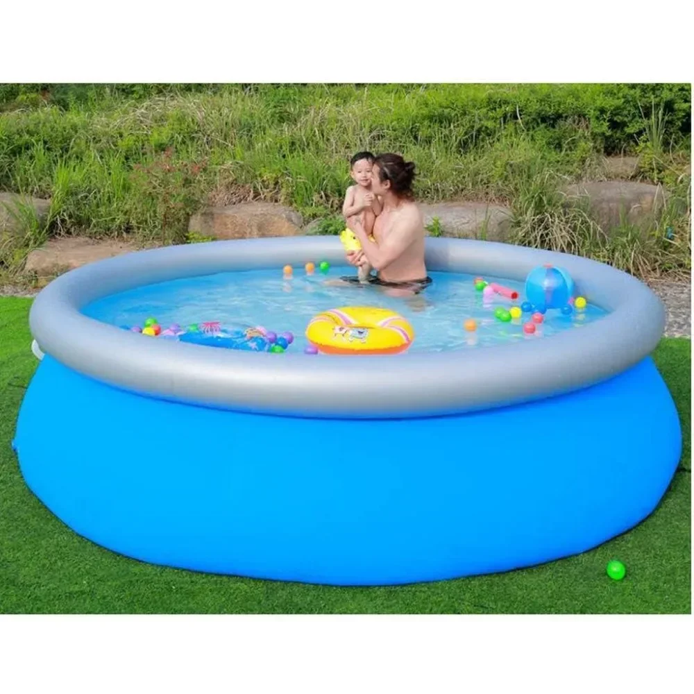 

Inflatable Swimming Pool for Kids and Adults Family Interaction Pool Party 1-5 People Use Big Space Parent-
