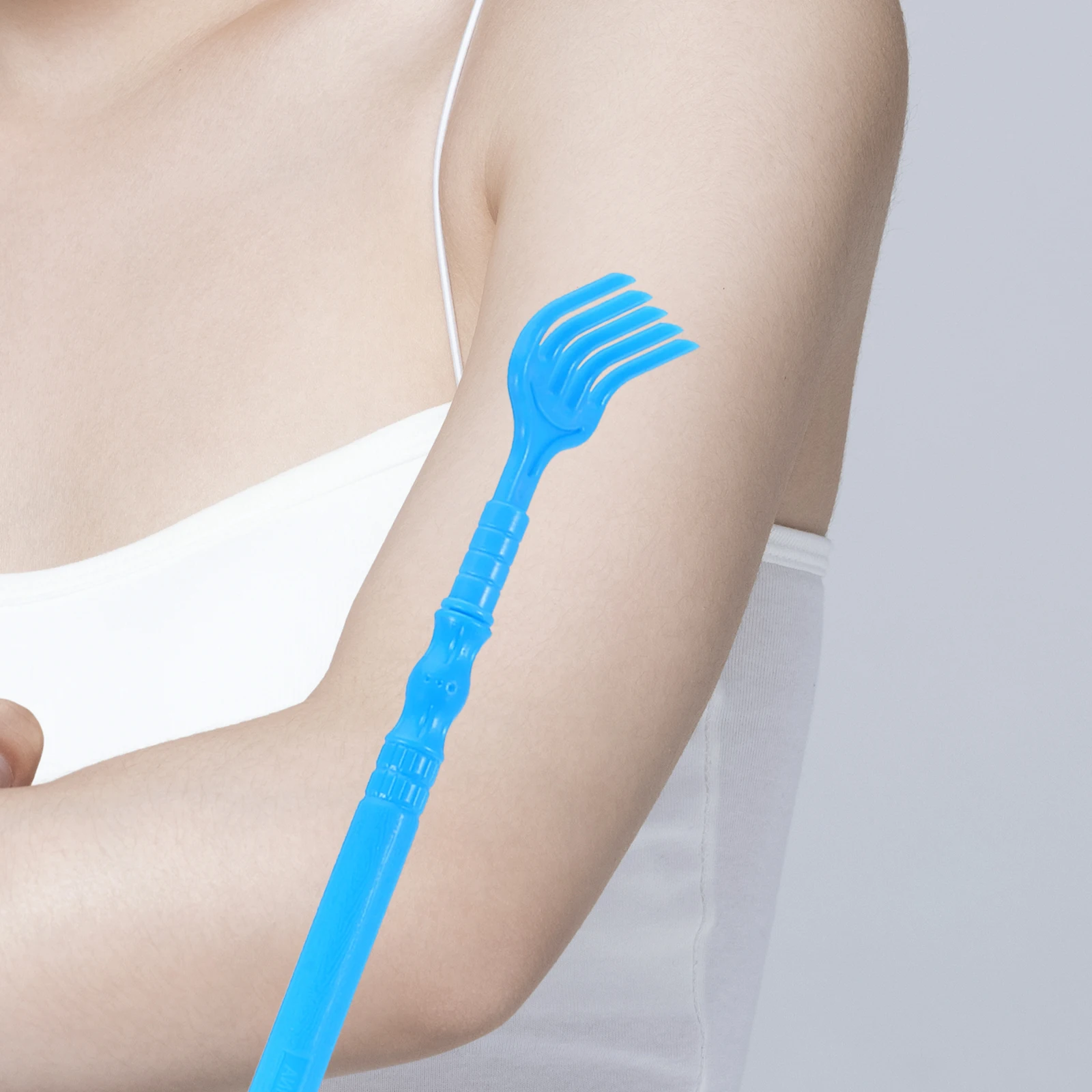 

Massage Claw Convenient Shoe Lifter Lifter Orange 2-in-1 Back Scratcher Men Portable Shoehorn Tool Extendable Massager