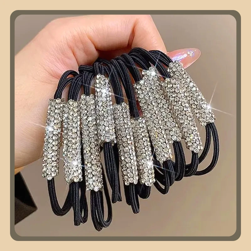 10 قطع من حزام الجلد الصغير ذو المرصع بأحجار الراين اللامعة للغاية على الطراز الأوروبي والأمريكي عالي المرونة