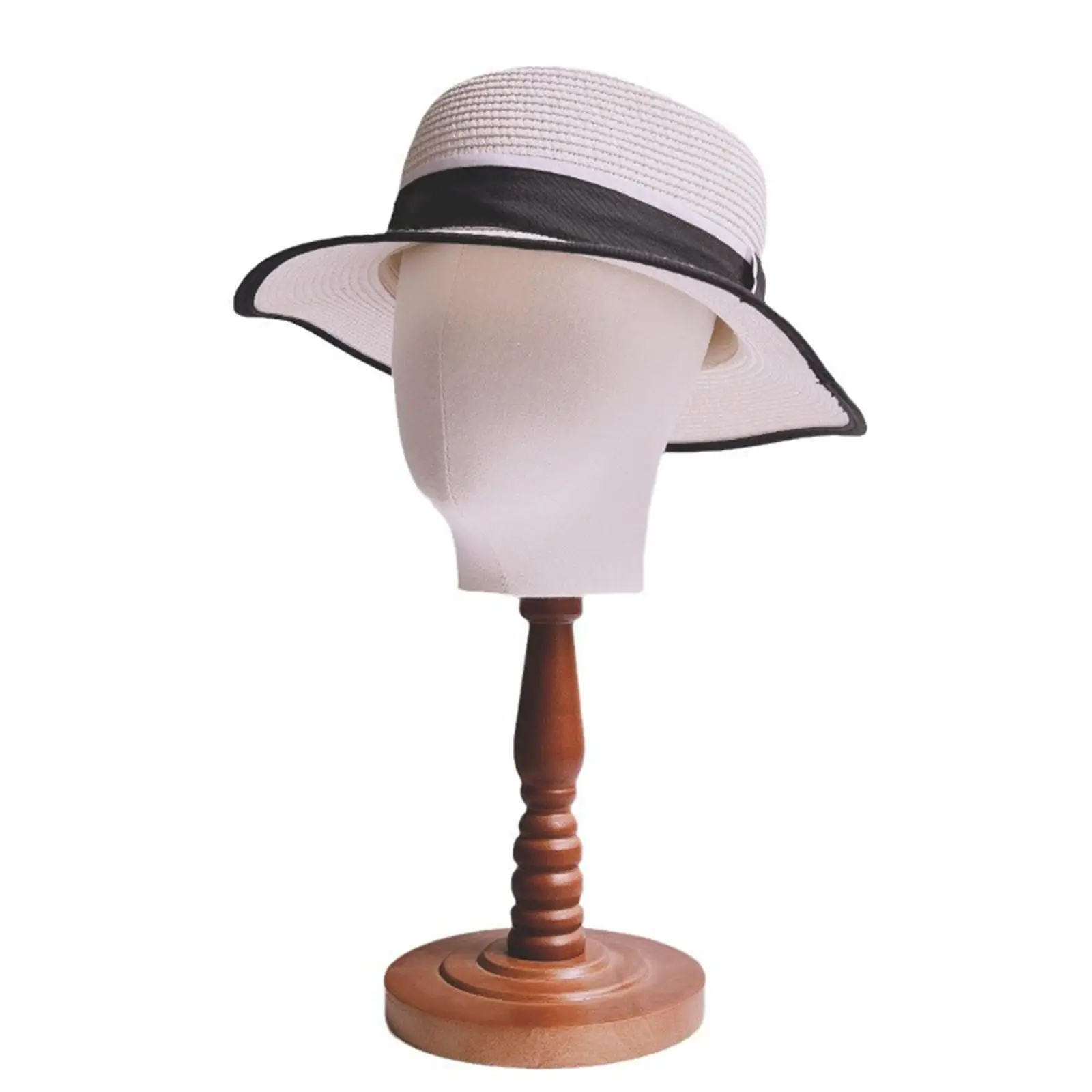 

Wig Stand Desktop Decor Creative Model Head Stand for Wigs Headdress