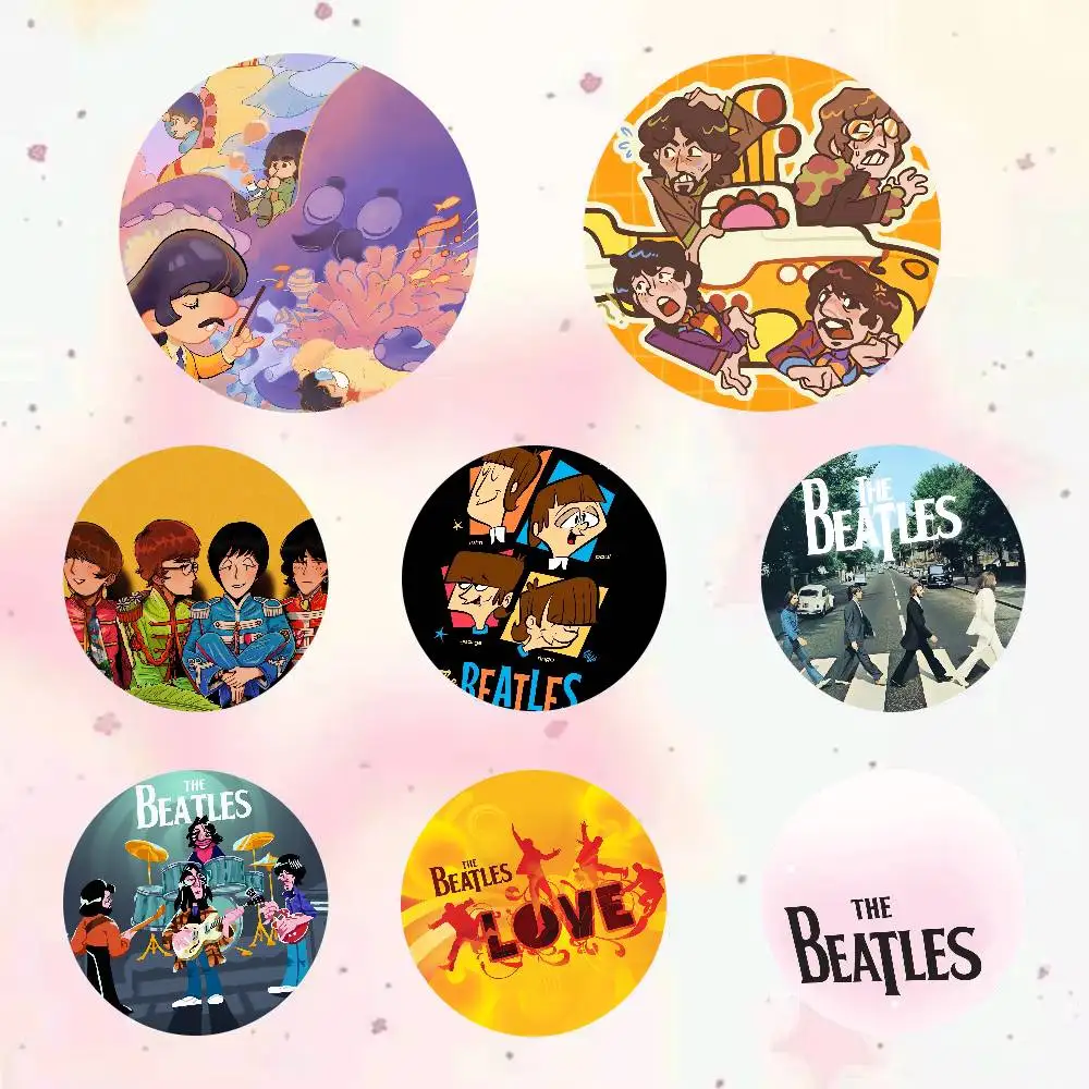 Rock Band Beatles Cartoon Game Brooch Badge Bag Jacket Pins Jewelry Accessories Gifts
