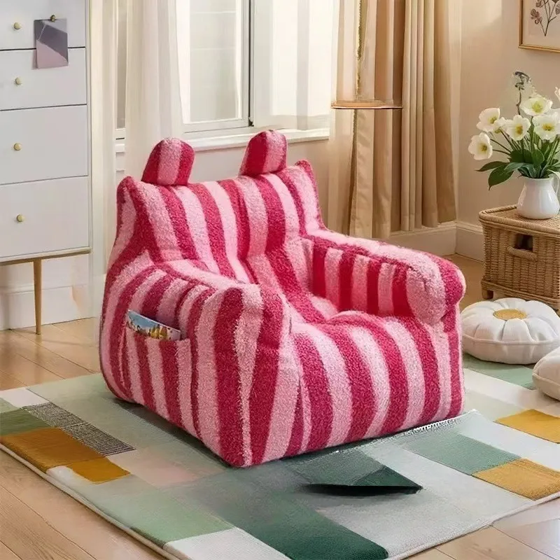 Kids Reading Nook Chair Cozy Toddler Armchair Soft Single Sofa for Boys & Girls Bedroom, Playroom & Living Room Furniture