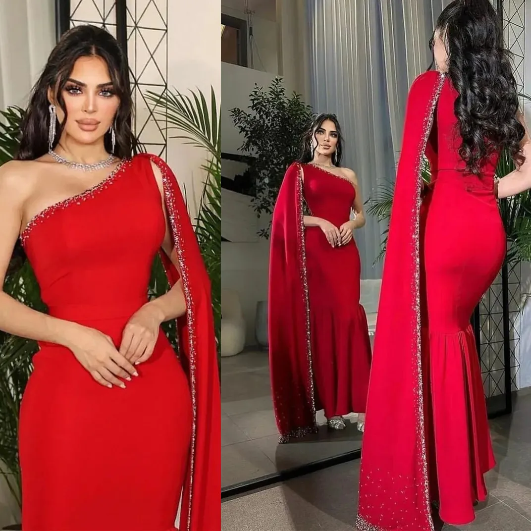 

Sexy Red Sequin Prom Dresses With Feathers 2022 High Split Mermaid Evening Gowns Formal Party Robe De Mariee