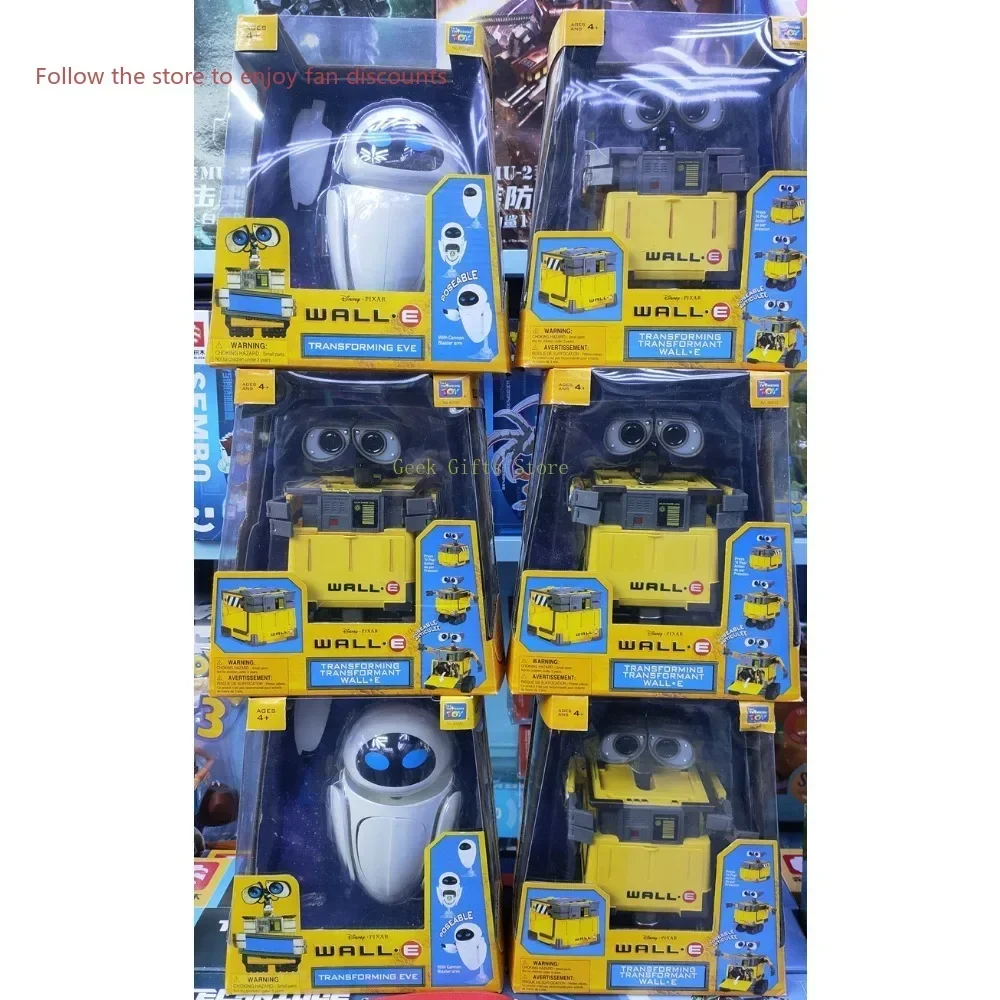 Auf Lager Roboter Mobilisierung Wand Transformation Eva Freundin Ändernden Augen Bewegliches Modell Action-figuren Spielzeug Sammlung Geschenke