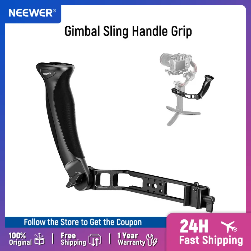 

NEEWER BASIC Adjustable Gimbal Sling Handle Grip for DJI Ronin RS4 Mini RS4 RS4 Pro RS3 Mini RS 3 Pro RS 2 RSC 2 Stabilizer