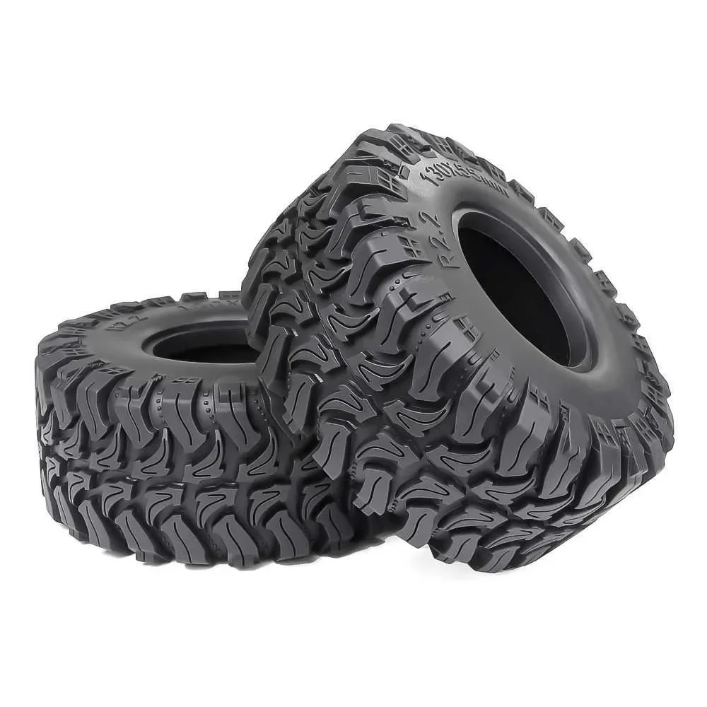 

2.2''130MM*55MM Crawler Rubber Tires for 2.2'' Beadlock Wheels 1/8 Crawler Car YIKONG CROSSRC H8H