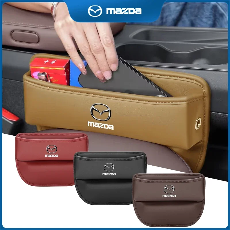 Car Seat Crevice Gaps Storage Box Seat Organizer For Mazda 3 Alexa CX4 CX5 CX8 CX-5 CX-3 Atenza Demio MPS Auto Accessories